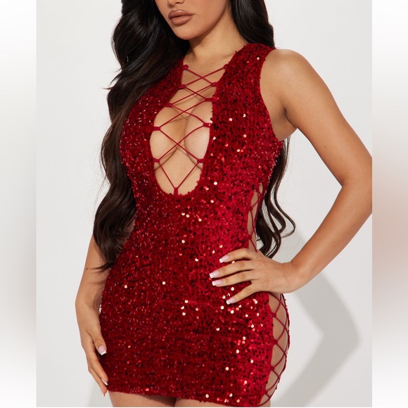 Sequin Mini Dress - Picture 2 of 3